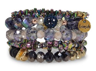 Erimish Sugar Plum Stack Bracelets Set of Five from your Sebring, Florida florist