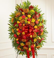 Fall Colors Standing Spray from your Sebring, Florida florist