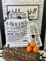 Home Town Towel from your Sebring, Florida florist
