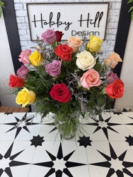 Mixed Roses Arranged from your Sebring, Florida florist