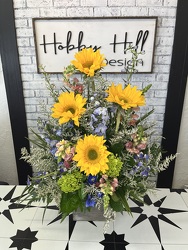 Rustic Sympathy Arrangement from your Sebring, Florida florist