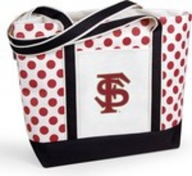 Seminoles Polka Dot Tote from your Sebring, Florida florist