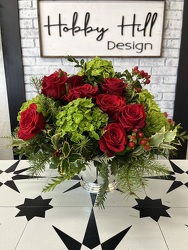 Southern Christmas Centerpiece from your Sebring, Florida florist