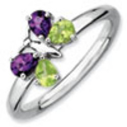 Sterling Butterfly Ring from your Sebring, Florida florist