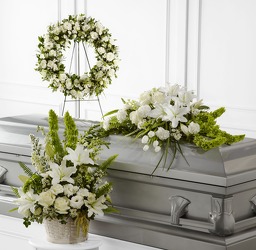 White Tribute Trio from your Sebring, Florida florist