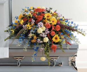 Wildflower Casket Spray from your Sebring, Florida florist